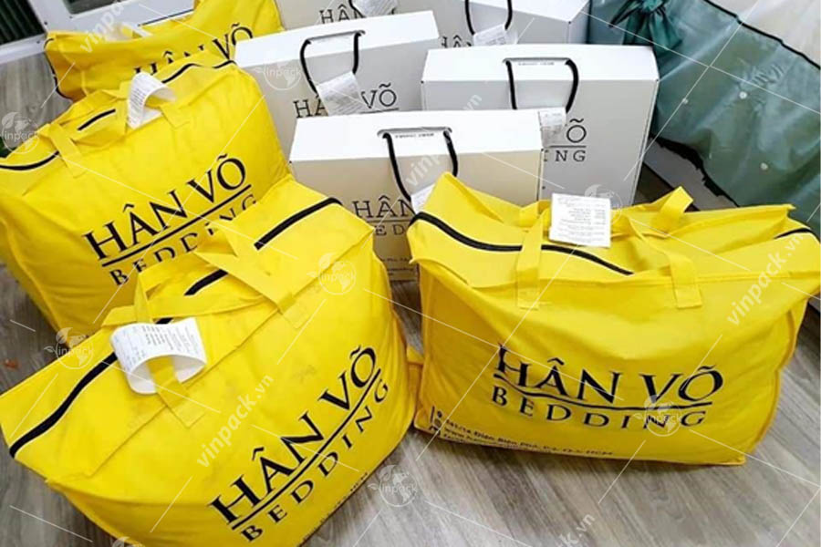 túi vải không dệt đựng chăn ga, gối nệm, tui vai khong det dung chan ga goi dem