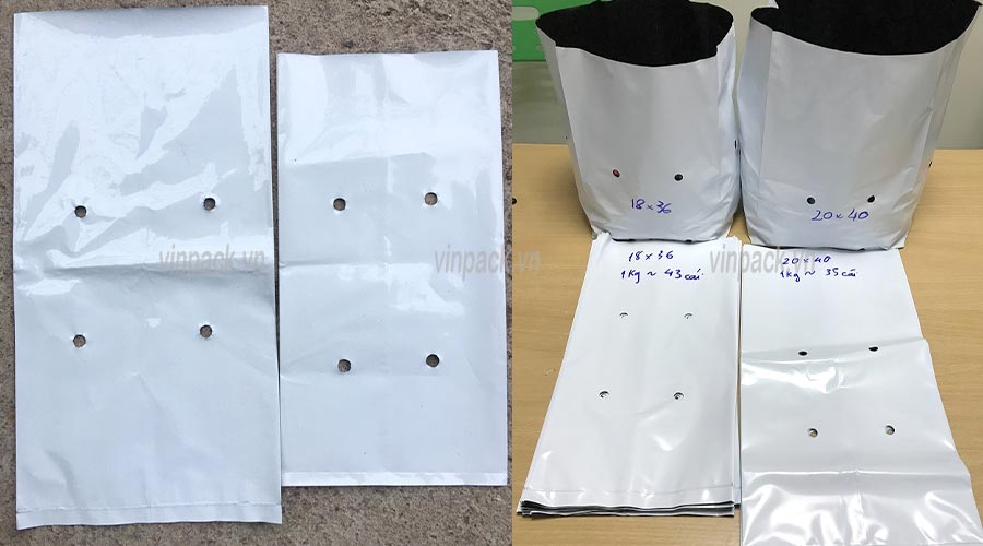 túi trồng cây, túi pe trồng cây, túi bầu pe, tui trong cay, tui pe trong cay, tui bau pe