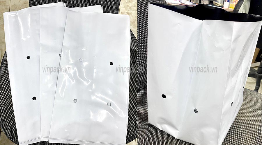 túi trồng cây, túi pe trồng cây, túi bầu pe, tui trong cay, tui pe trong cay, tui bau pe