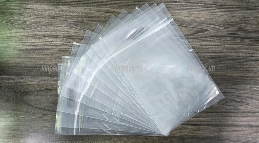 Túi zipper quai xách, tui zipper quai xach,  túi zip có quai, tui zip co quai, túi zipper đục lỗ xoài, tui zipper duc lo xoai