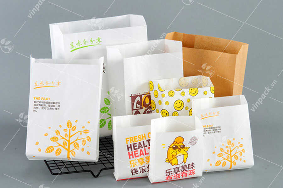 Túi giấy đựng gà rán, tui giay dung ga ran