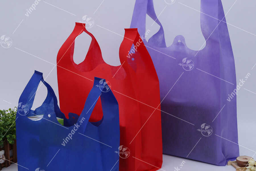 túi vải không dệt t-shirt, tui vai khong det t-shirt
