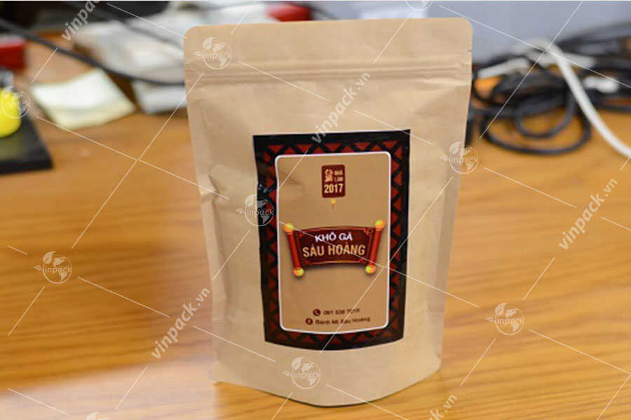 Túi giấy đựng khô gà, tui giay dung kho ga