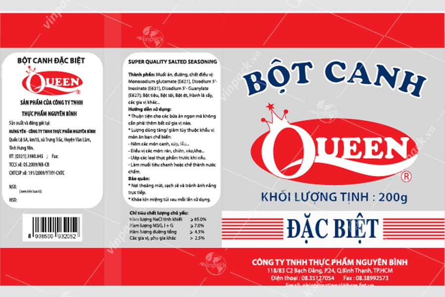 Bao bì đựng muối, bao bi dung muoi, in bao bì đựng muối, in bao bi dung muoi