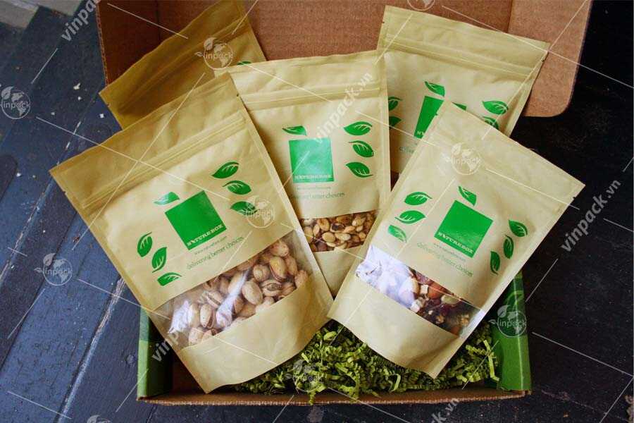 Túi giấy đựng hạt, tui giay dung hat