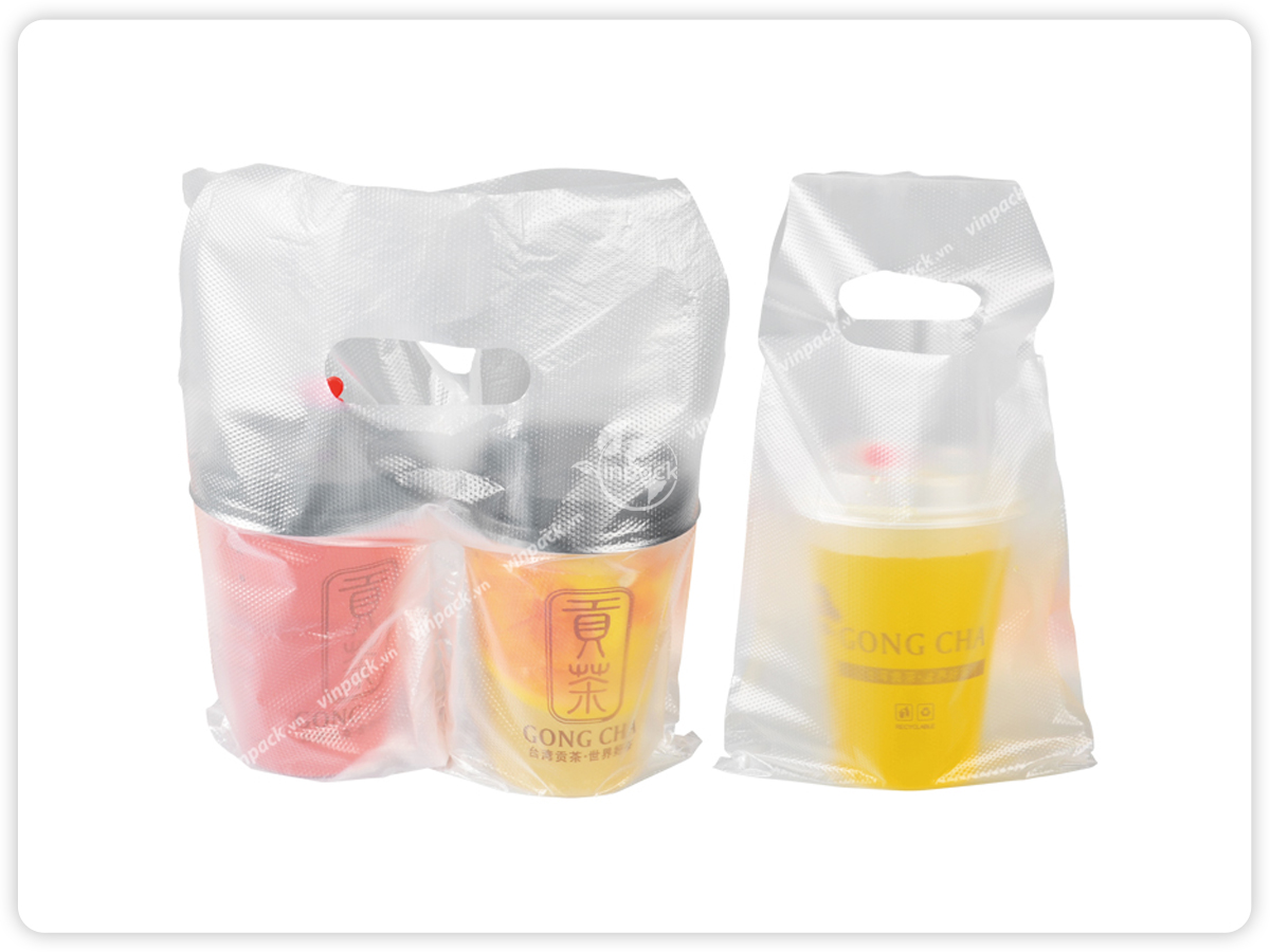 Cup carrier plastic bag