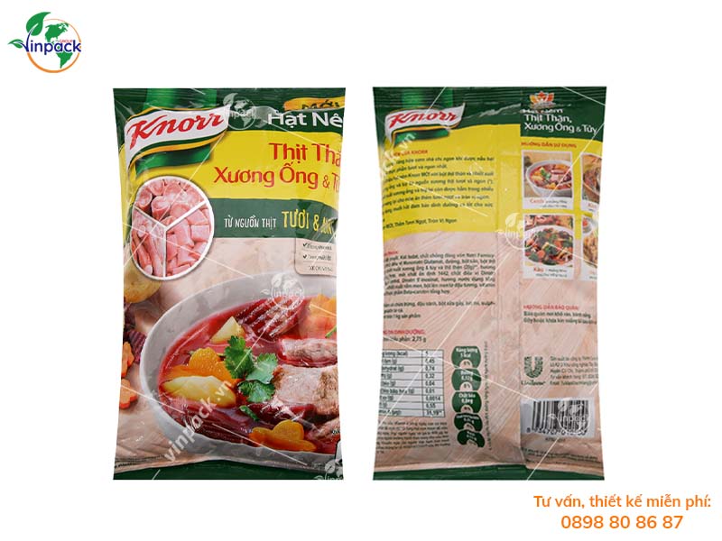 Bao bì đựng hạt nêm