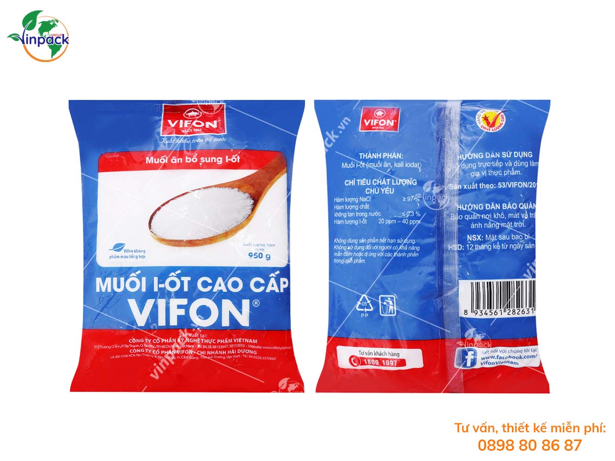 Bao bì đựng muối
