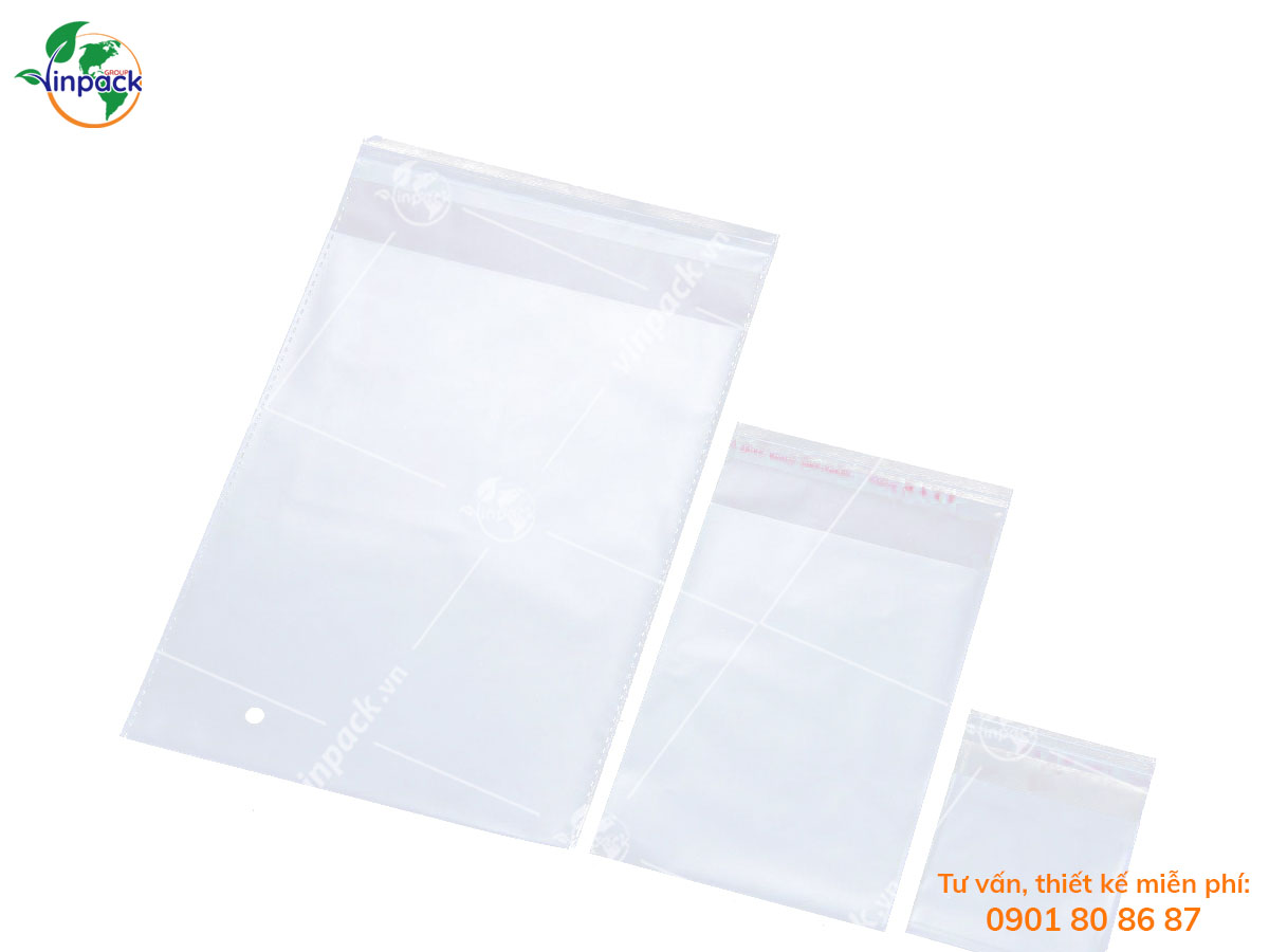 Plastic HD self adhesive resealable bag