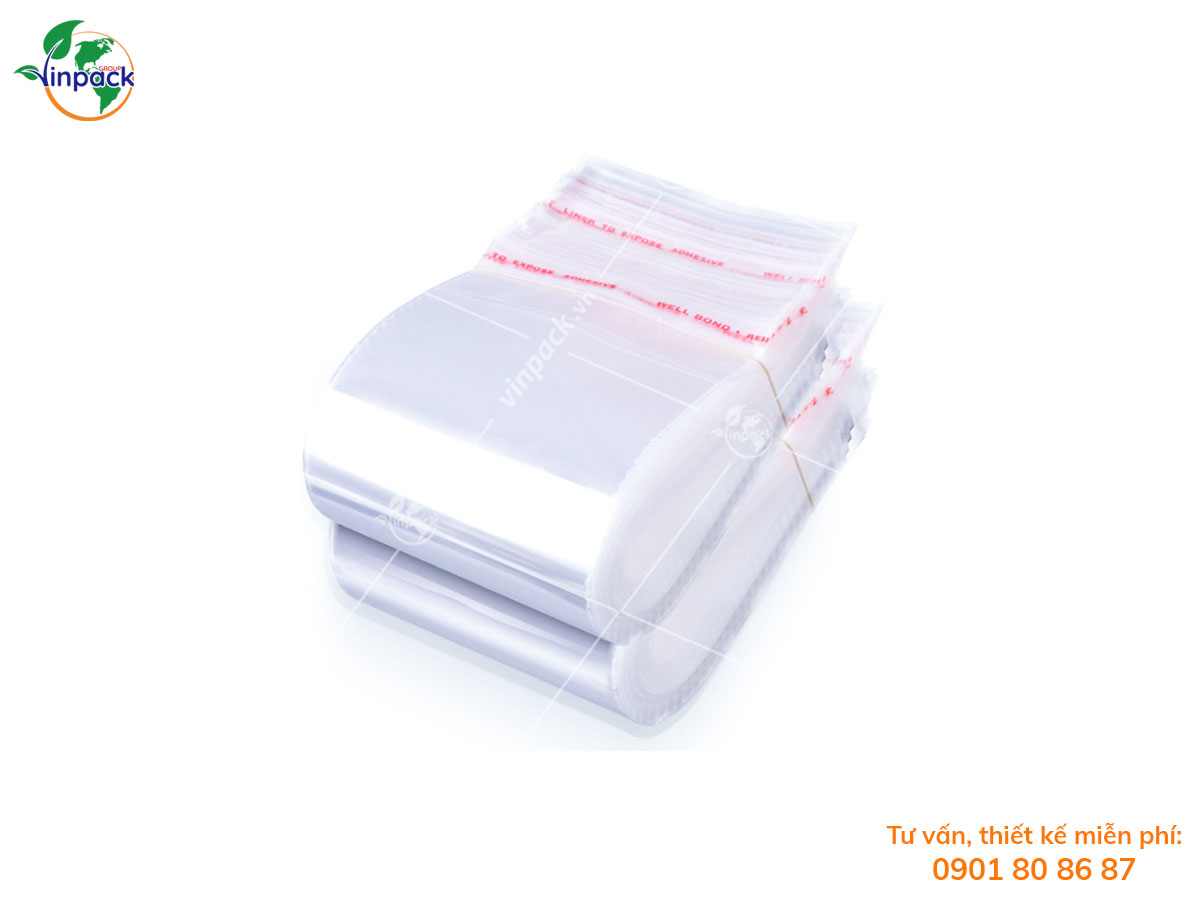 Clear self adhesive OPP bags