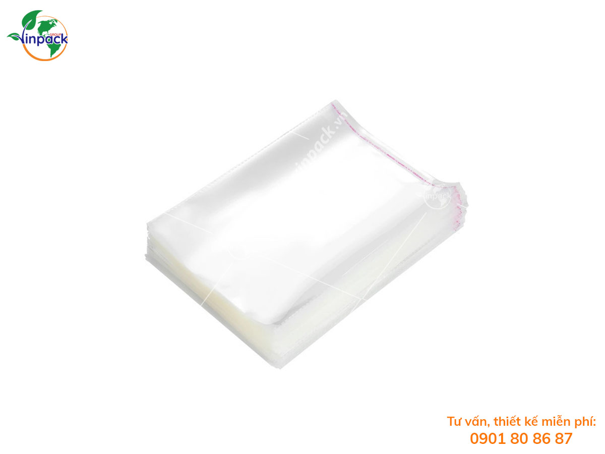 Túi PE trong cắt seal nắp băng keo