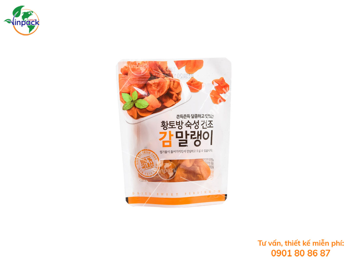 Bao bì hồng sấy dẻo
