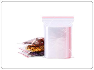 Túi zipper chỉ đỏ