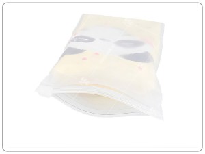 Frosted zipper bags