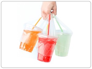Plastic T-bag cup
