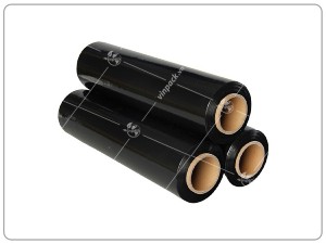 Black pallet wrapping film
