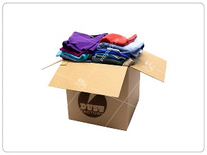 Carton box for clothes