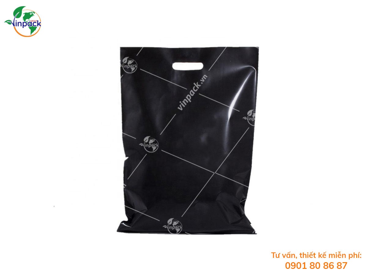 PE die cut plastic bag