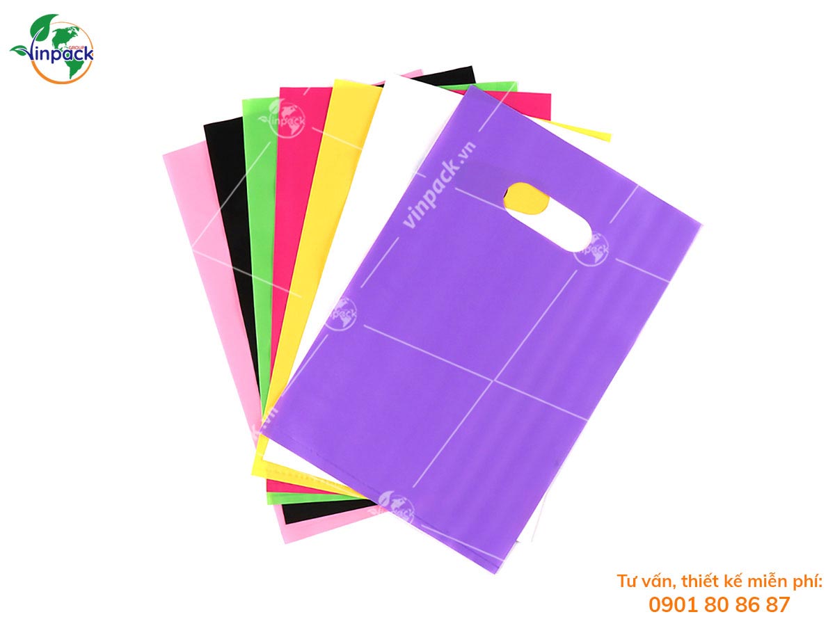 HD die cut plastic bag
