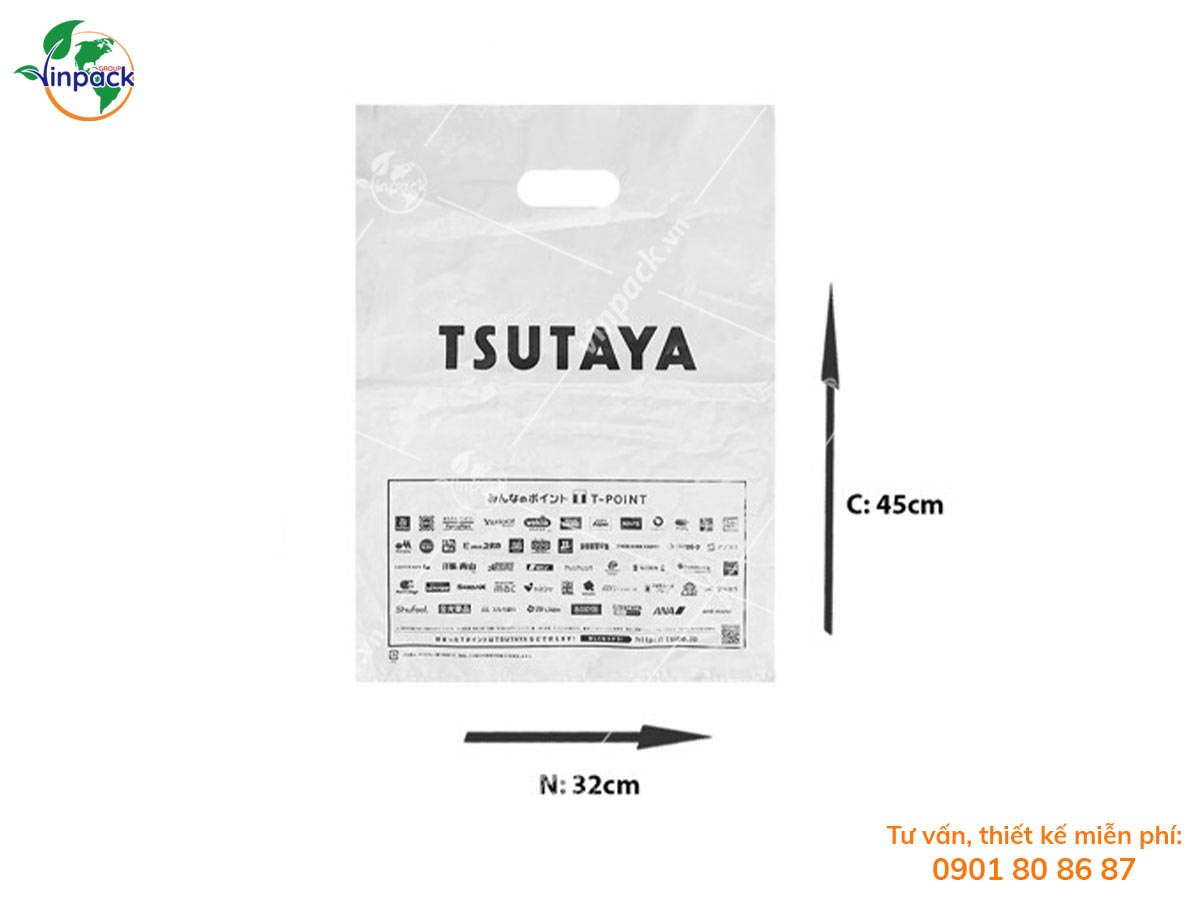 Export of die cut plastic bags