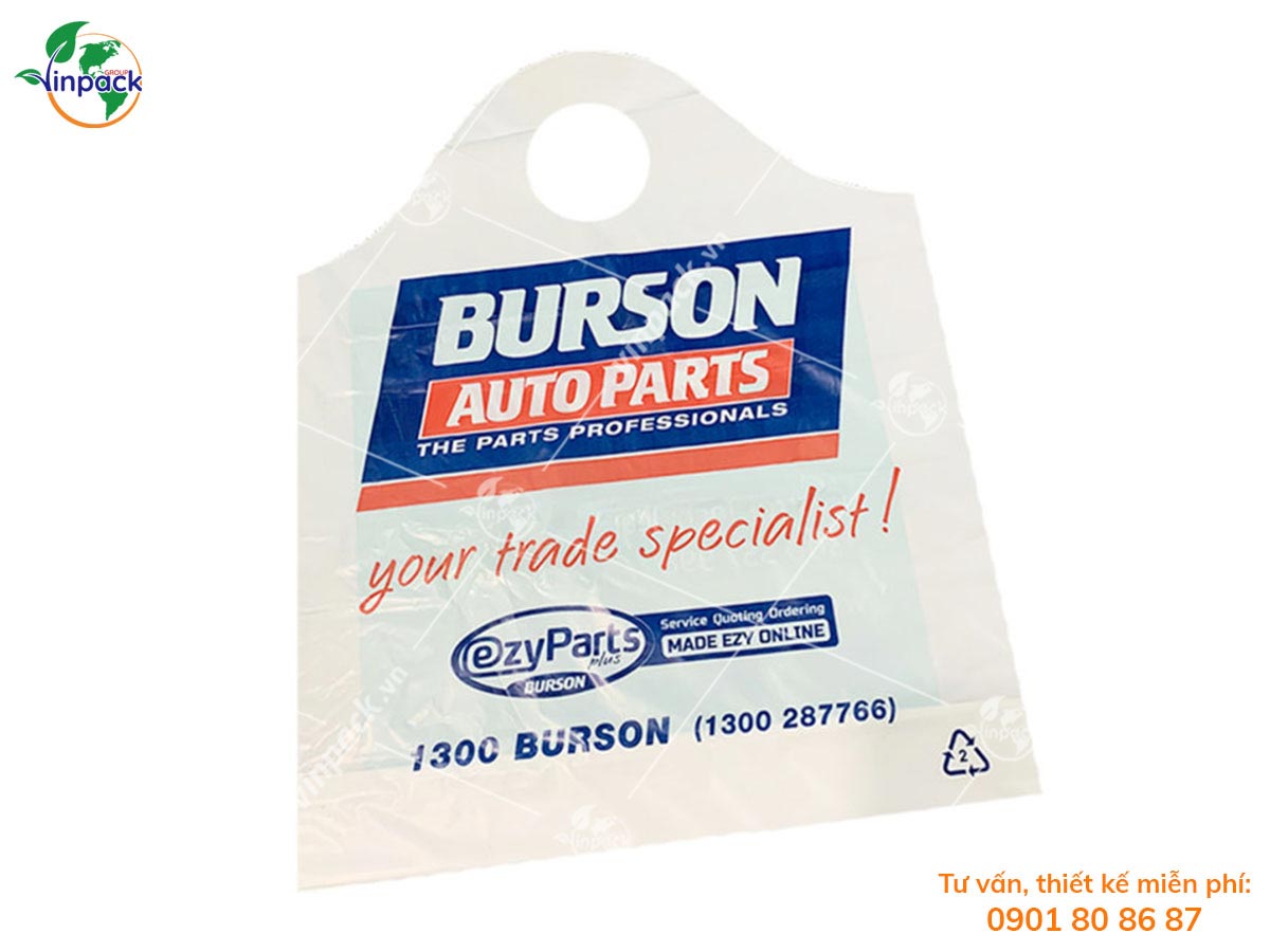 Export of die cut plastic bags