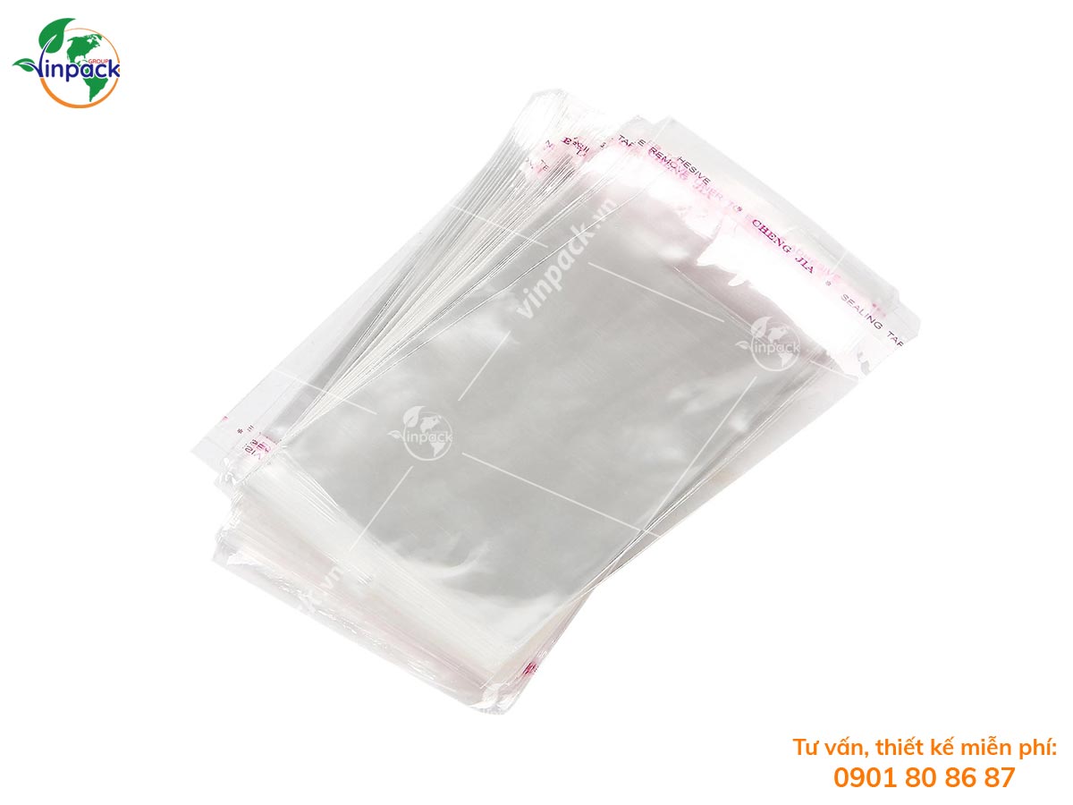 Túi PP trong cắt seal nắp băng keo