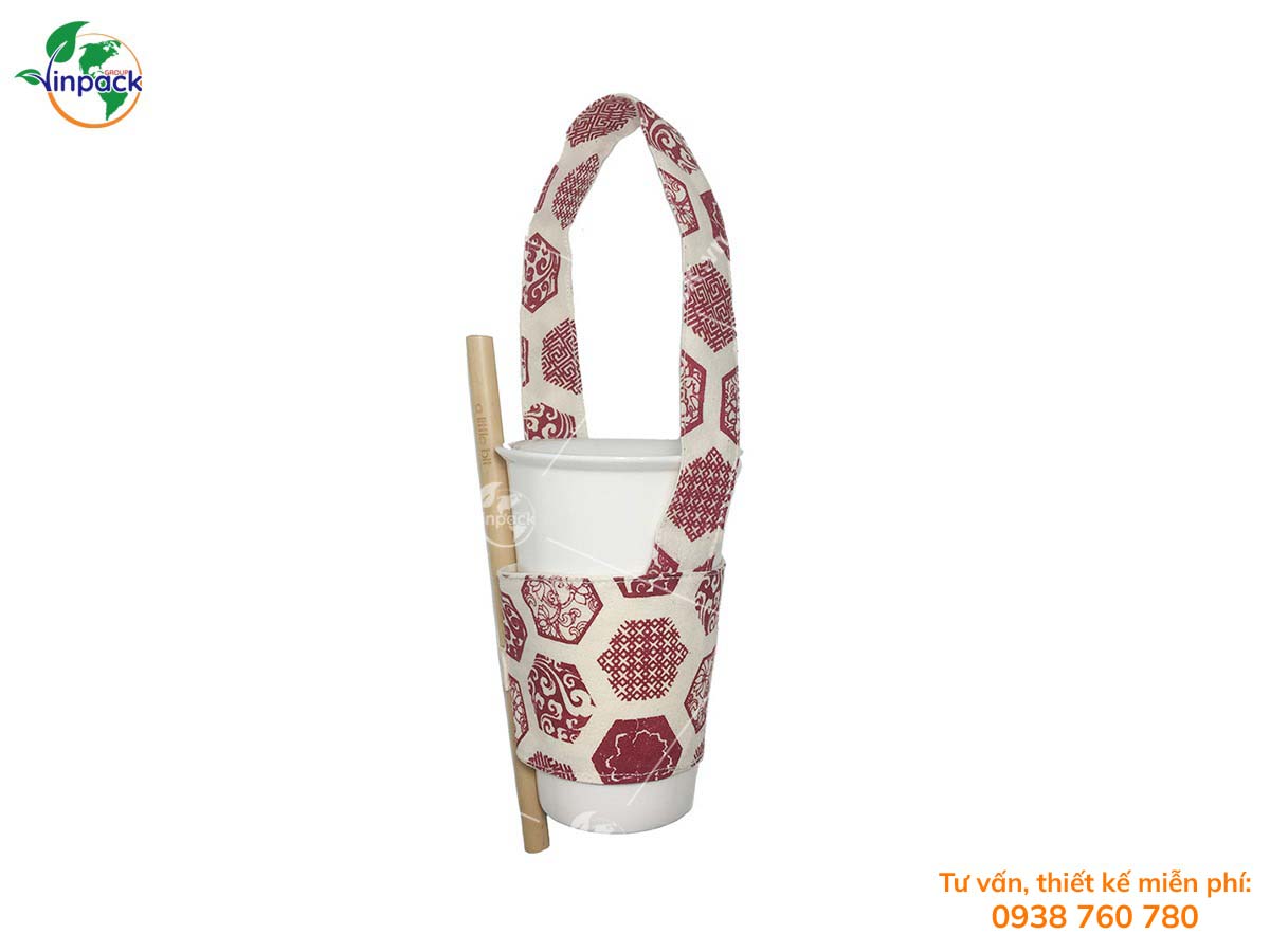Canvas cup holder
