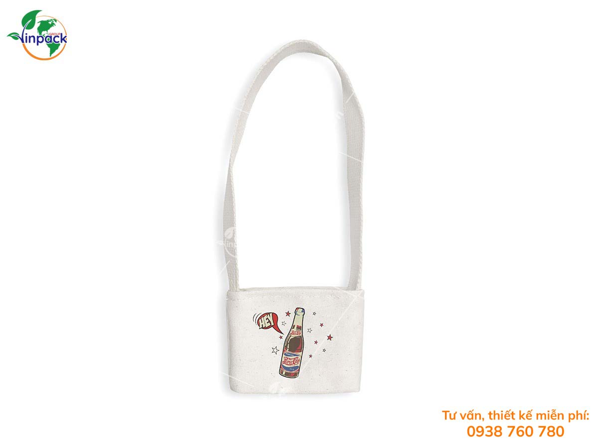 Canvas cup holder