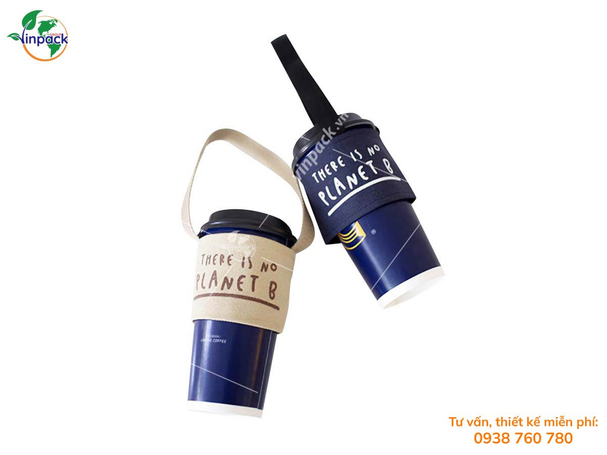 Canvas cup holder