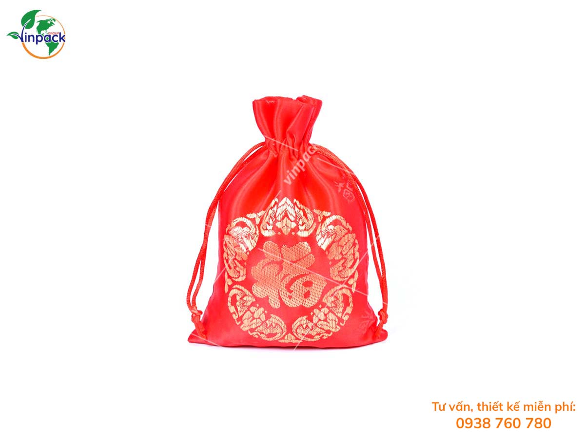 Velvet drawstring bag