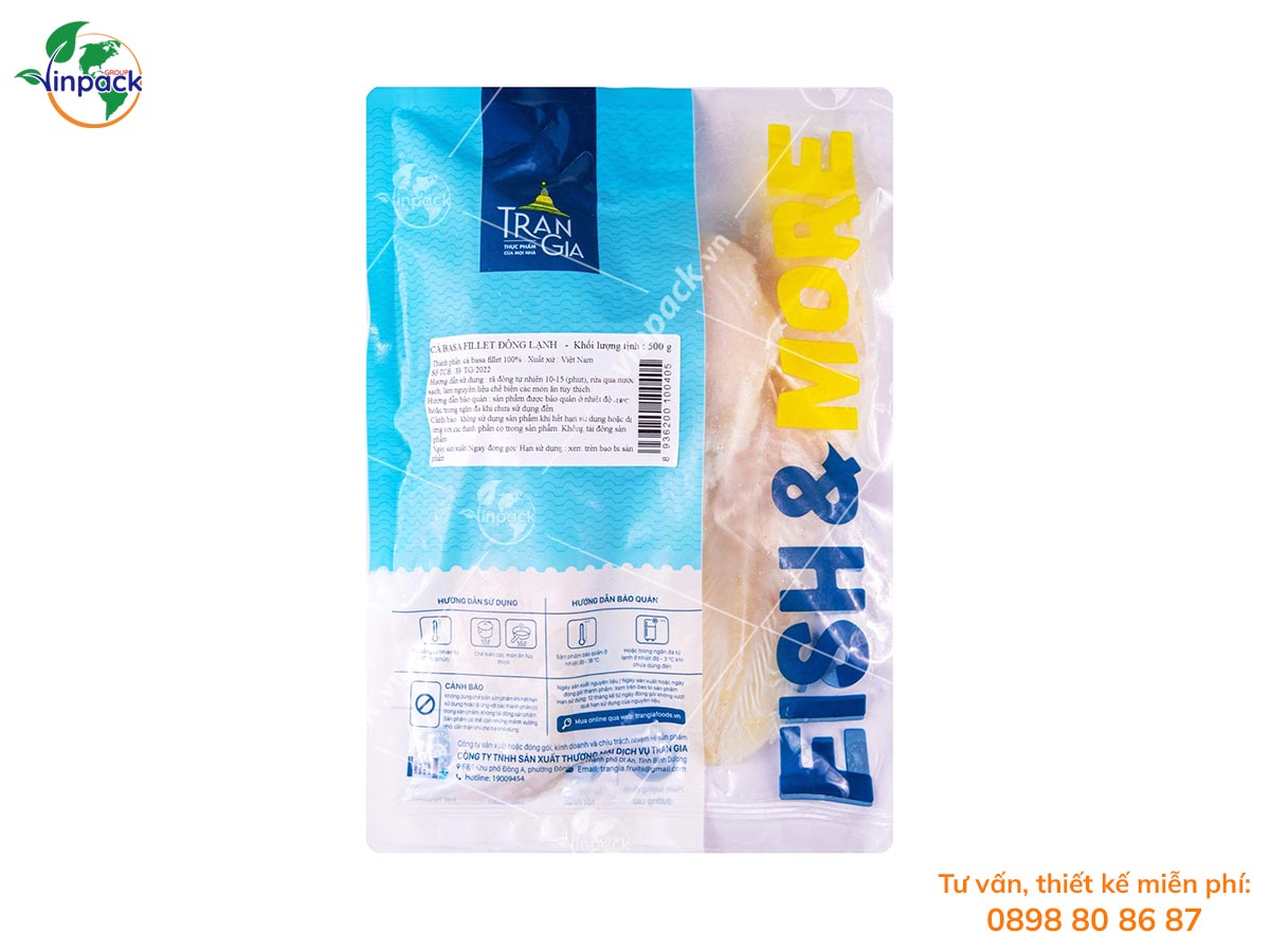 Bao bì đựng cá basa