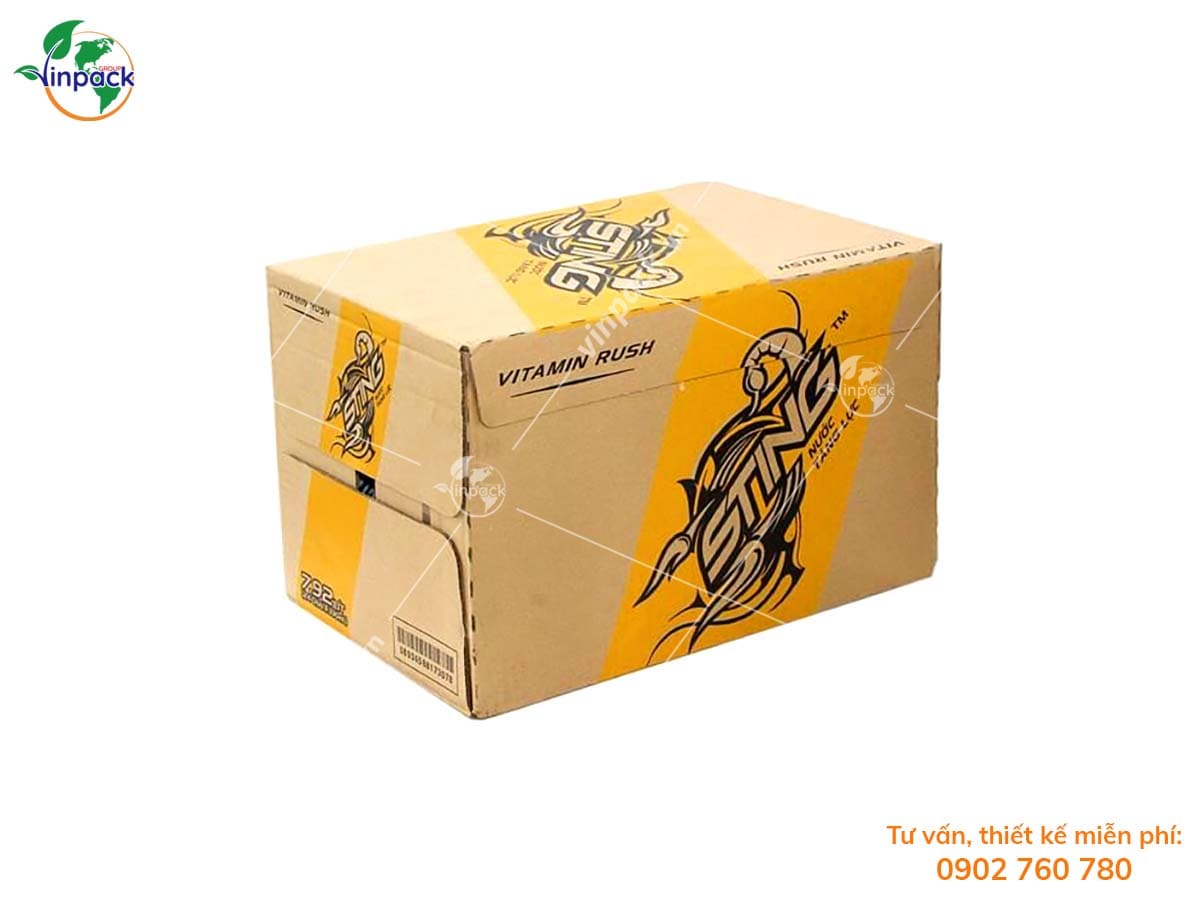 Cardboard box for food