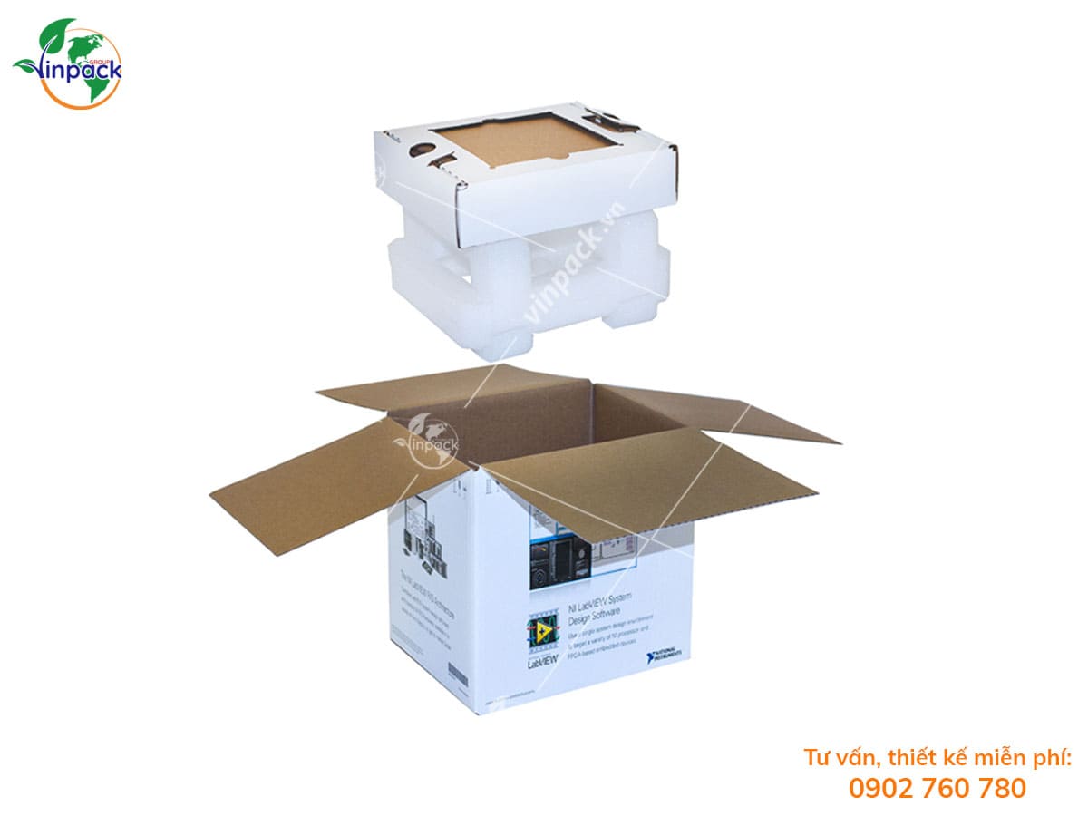 Cardboard box for electronic