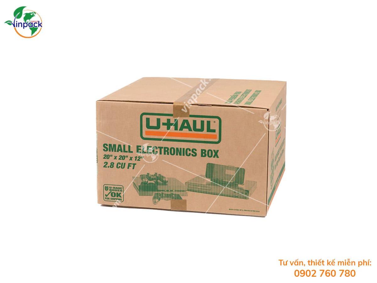 Cardboard box for electronic