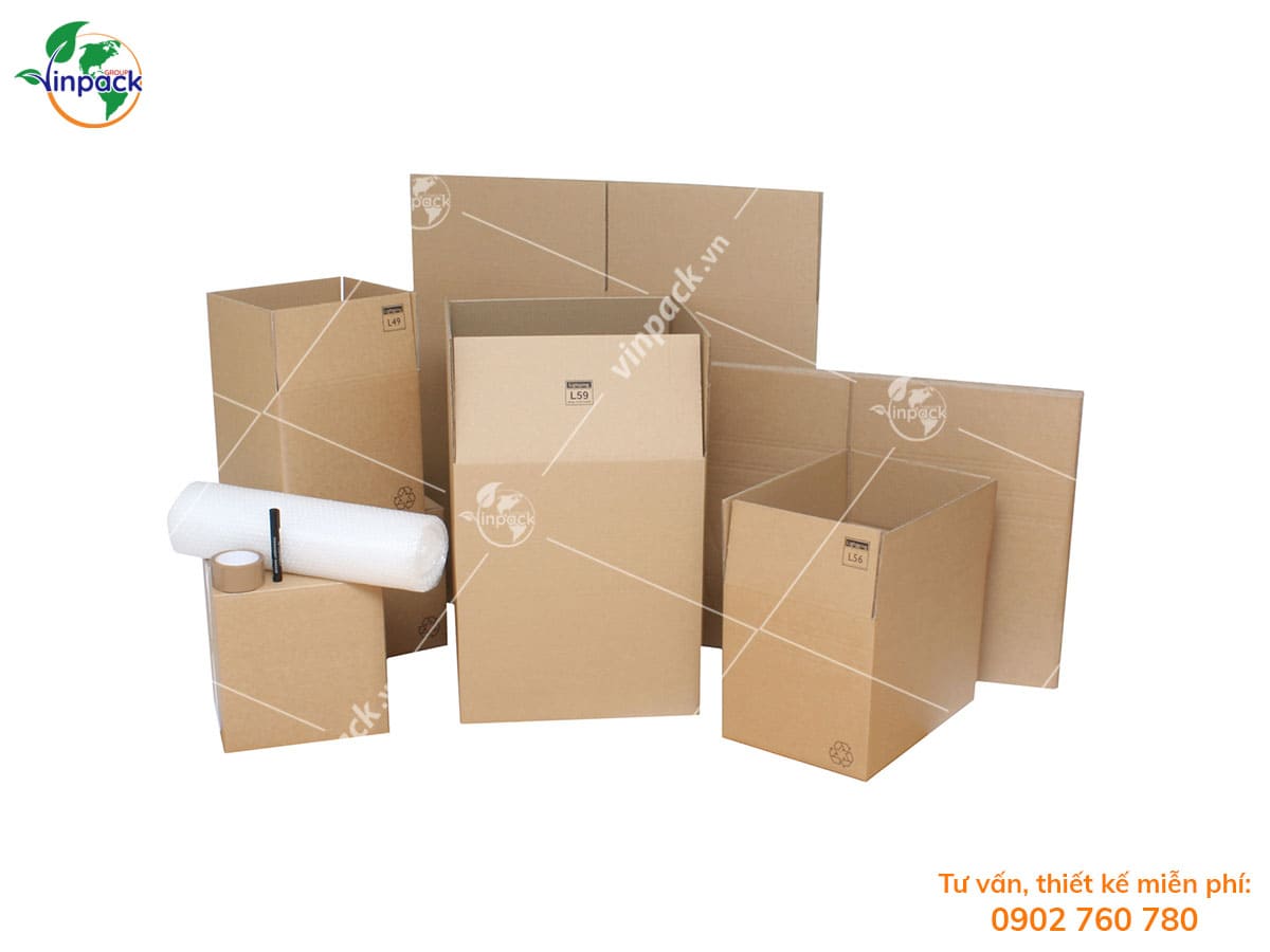 Shipping cardboard box