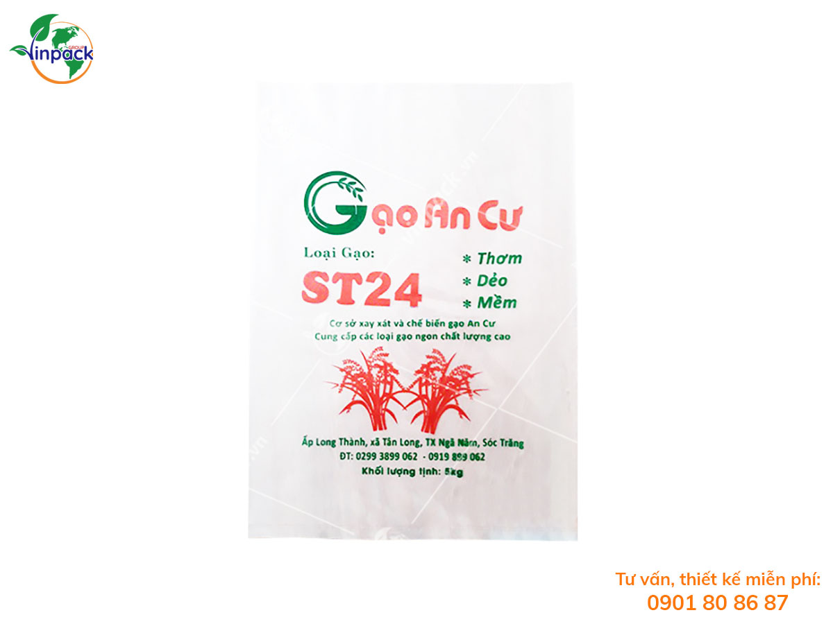Printed PE plastic bags