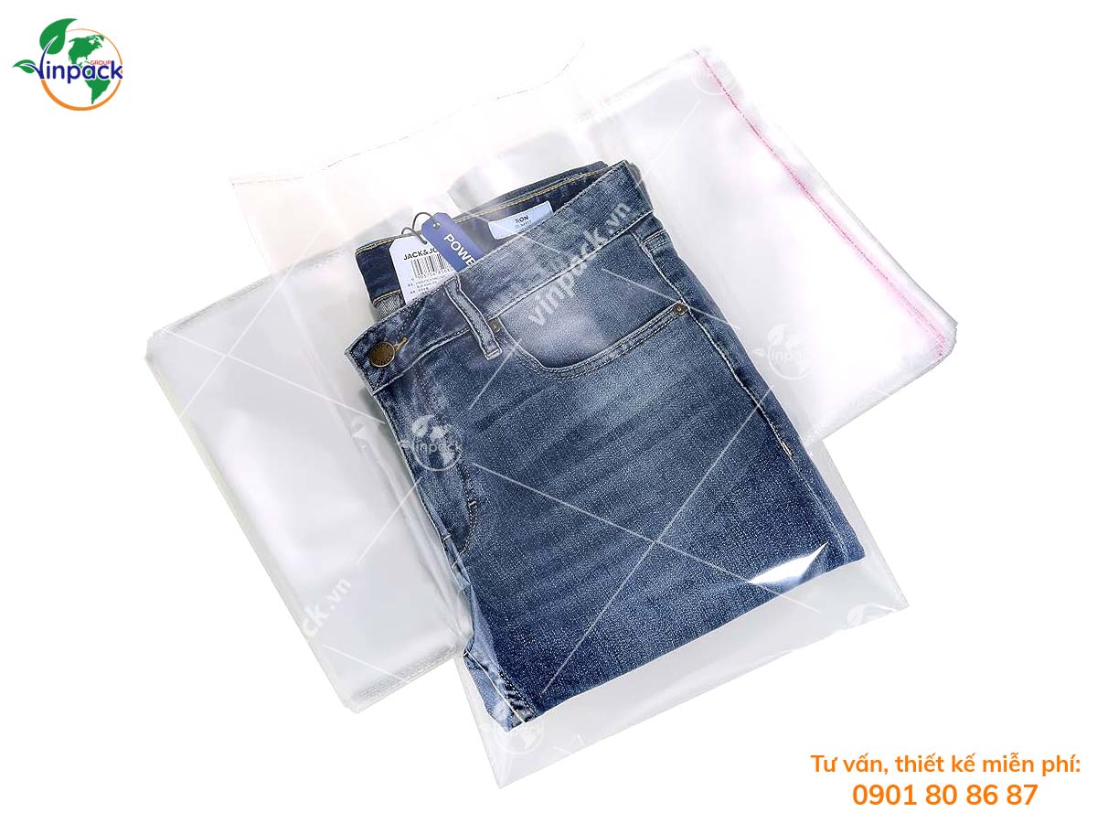 Túi PP trong cắt seal nắp băng keo
