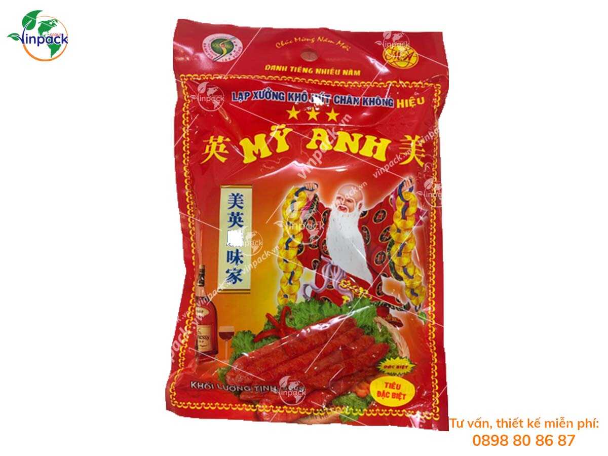 Bao bì đựng lạp xưởng