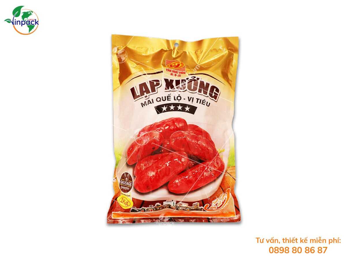 Bao bì đựng lạp xưởng