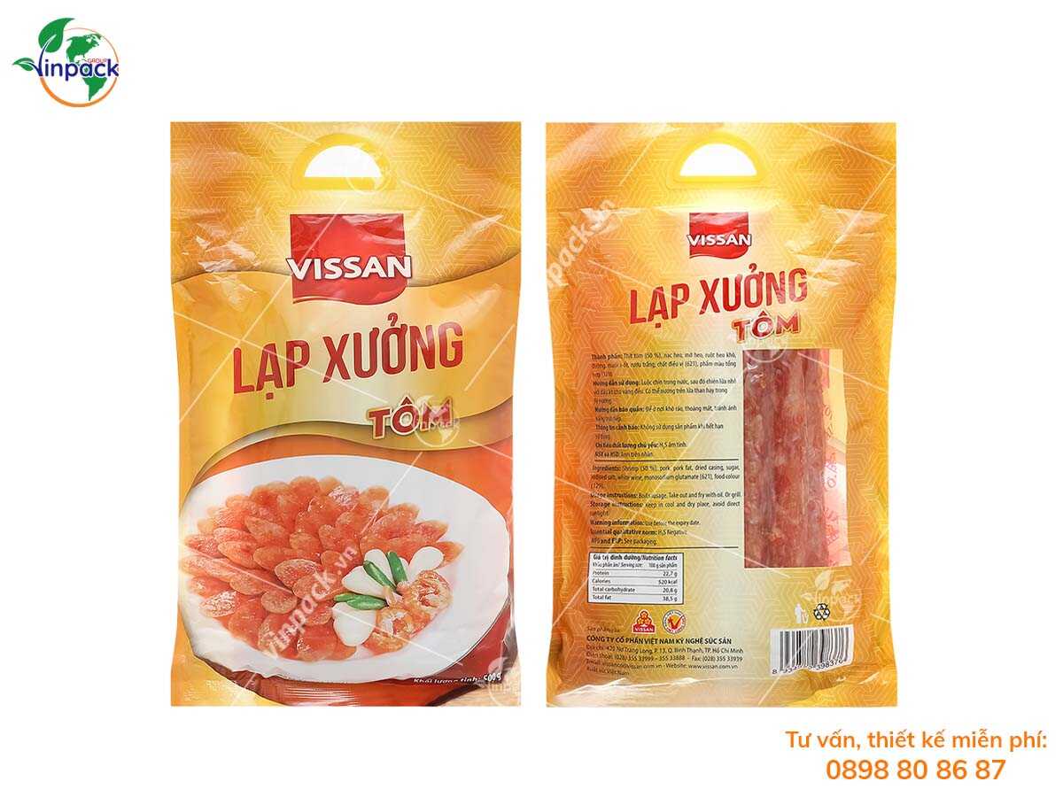 Bao bì đựng lạp xưởng