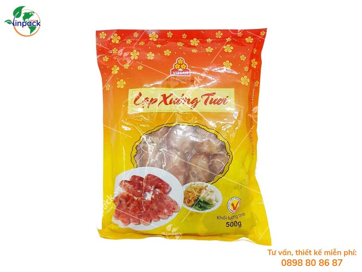 Bao bì đựng lạp xưởng