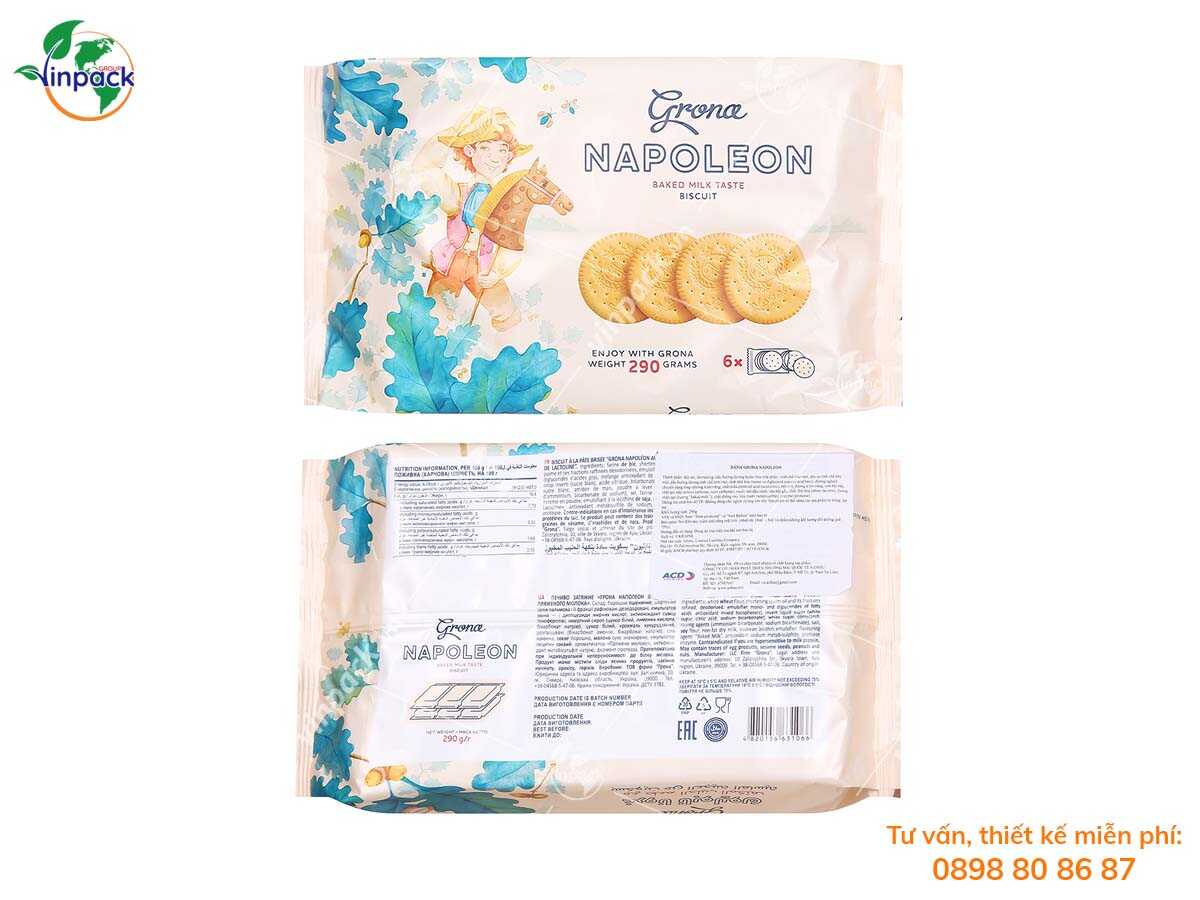 Bao bì bánh quy - cookie