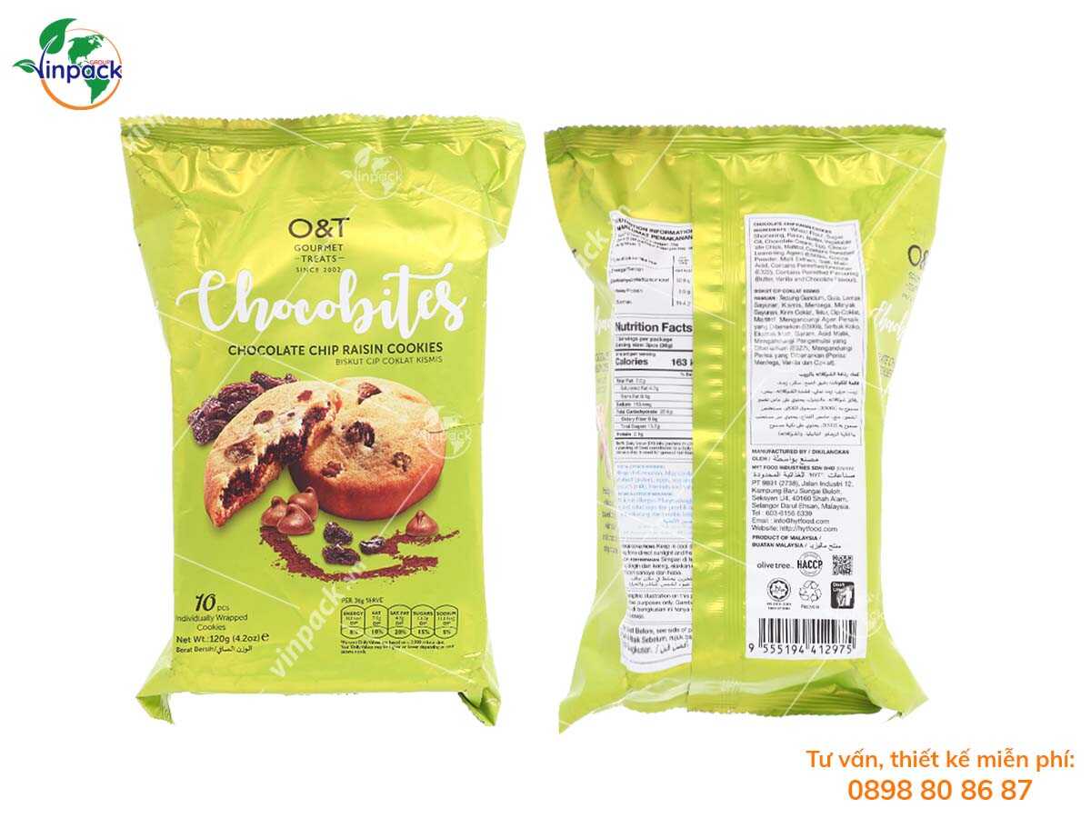 Bao bì bánh quy - cookie