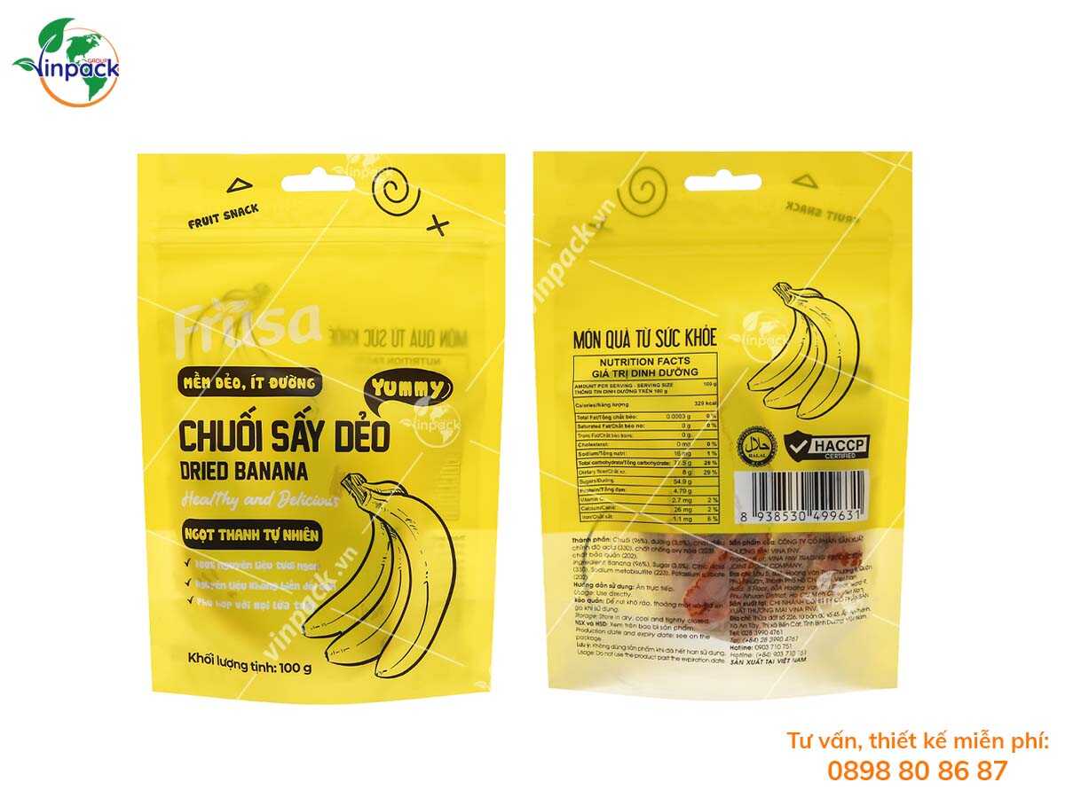 Bao bì trái cây sấy