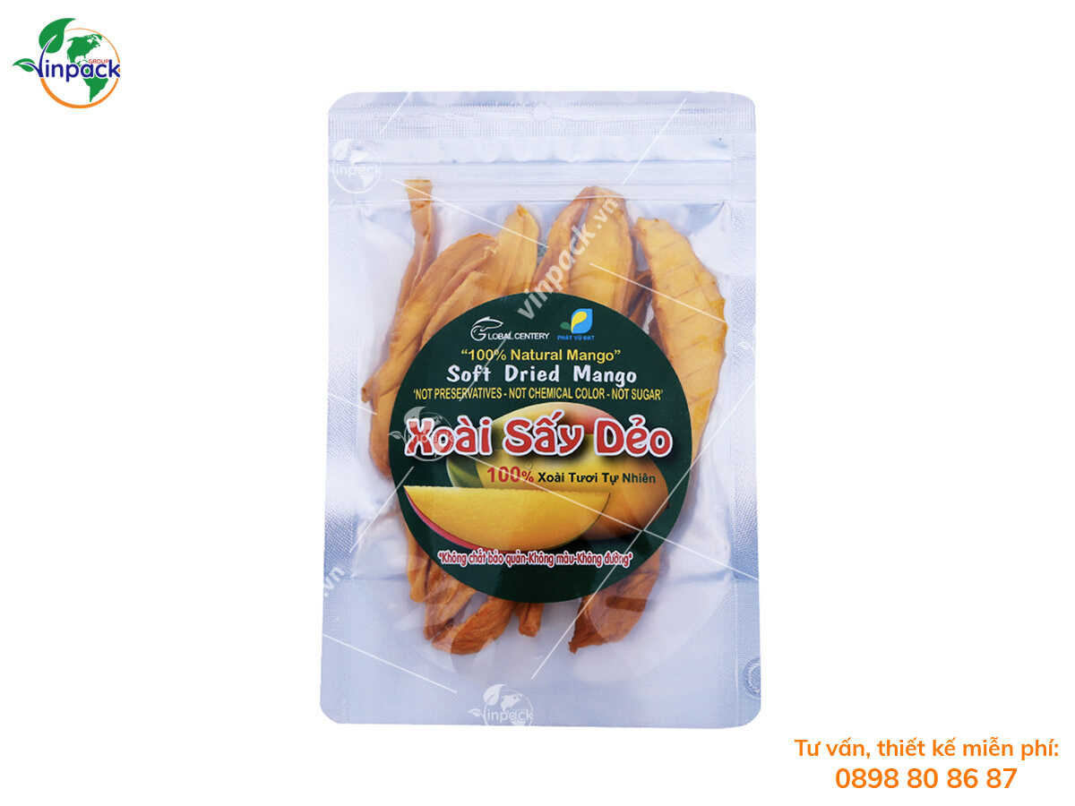 Bao bì xoài sấy dẻo