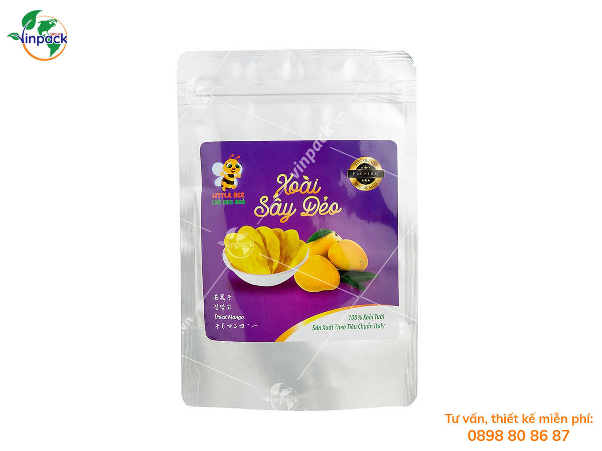 Bao bì xoài sấy dẻo