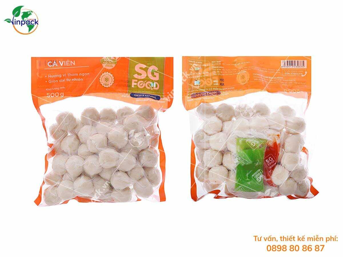 Bao bì đựng cá viên