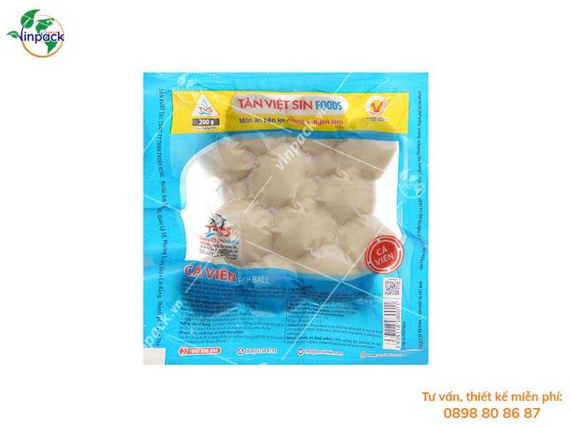 Bao bì đựng cá viên