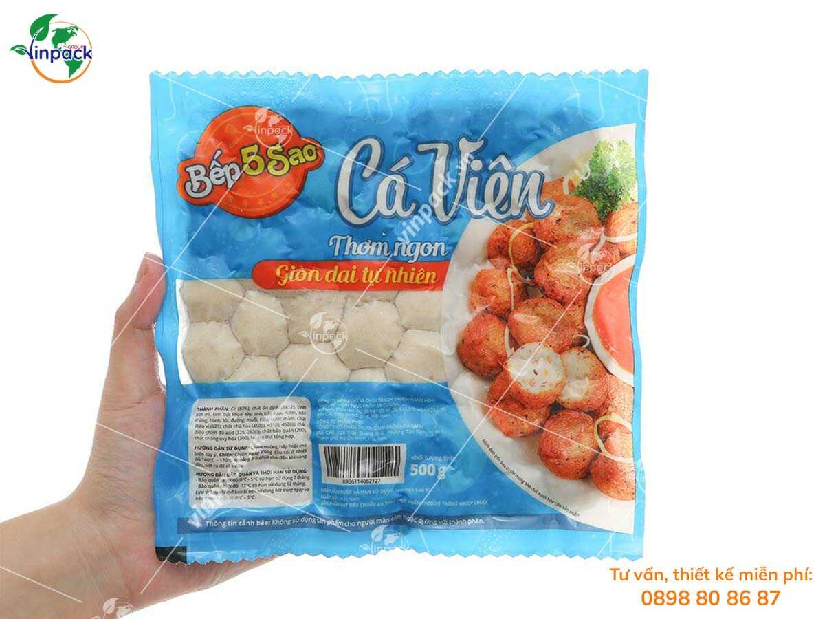 Bao bì đựng cá viên