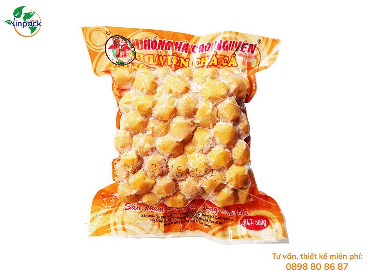 Bao bì đựng tôm viên chiên